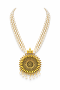 Royal Pearl Temple Necklace